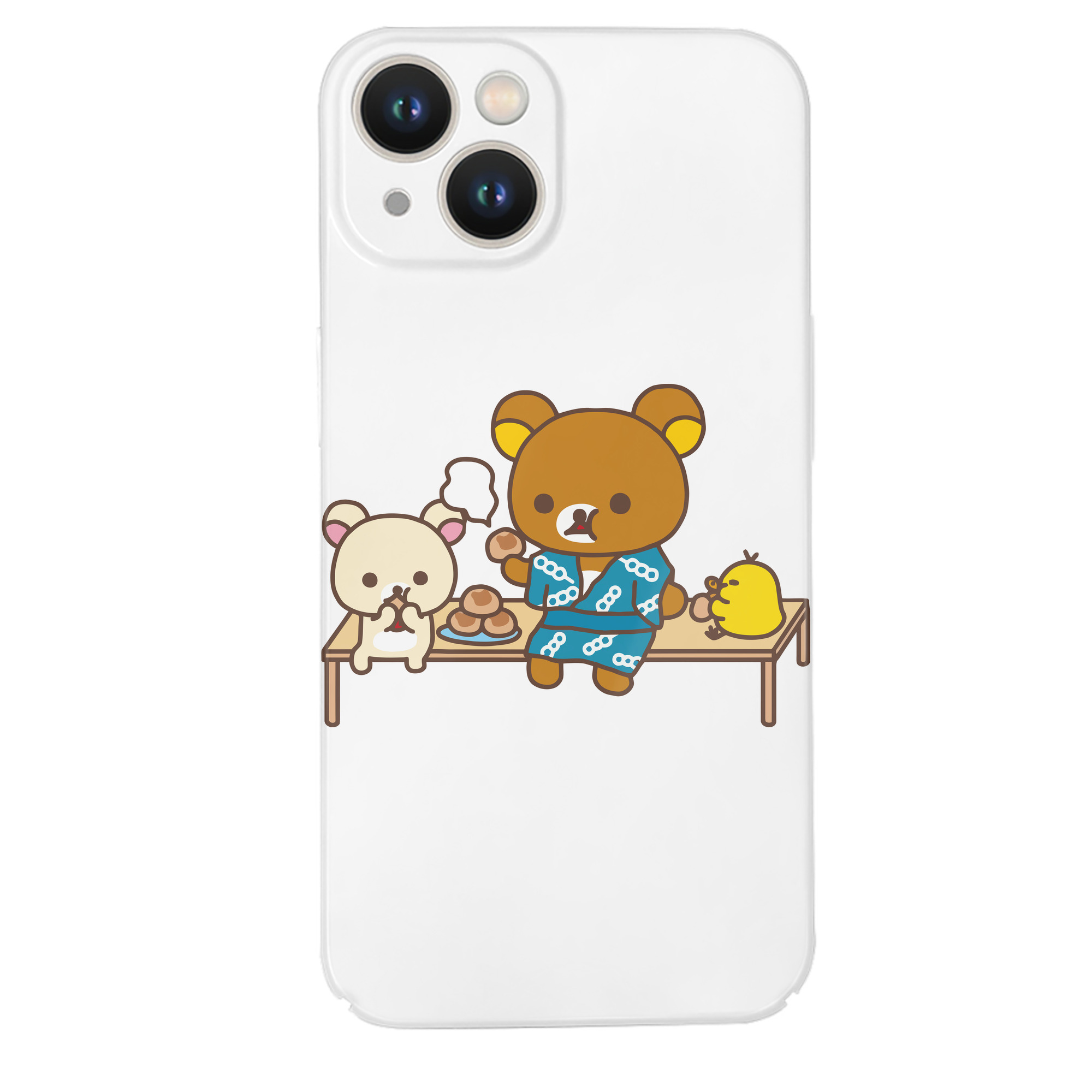 （画像用） リラックマ リラックマ キイロイトリ Rilakkuma Korilakkuma Kiiroitori 【iPhone 14シリーズ対応】ハードケース